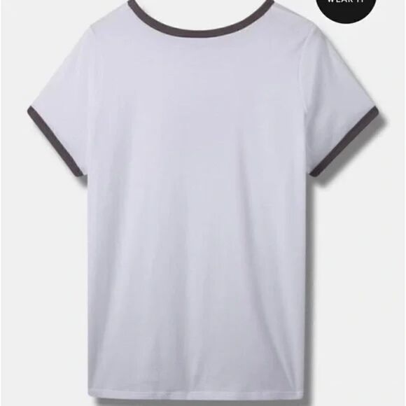 Torrid Ringer Tee Size 1X - Picture 3 of 4